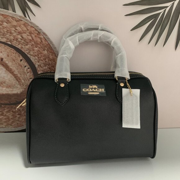 Trendy Coach Rowan Satchel | Deluxe Women's Handbag - Picture 1 of 4